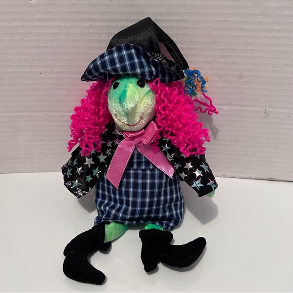 Vintage 2001 TY Beanie Baby 'Scary' Witch 8” sitting height - Picture 1 of 10
